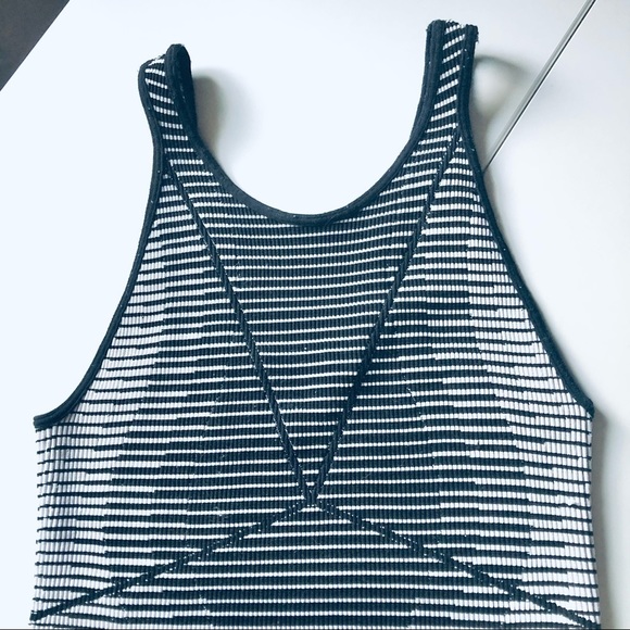 BCBGeneration Bodycon Striped Mini Slip Babydoll Dress Cutout Size S - Picture 6 of 11